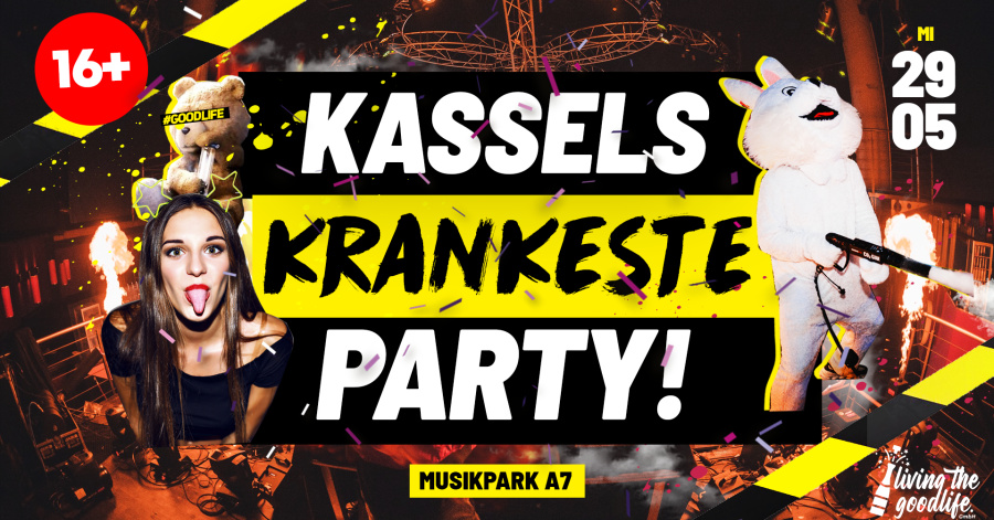 KASSELS KRANKESTE PARTY I MUSIKPARK A7 I 29.05.